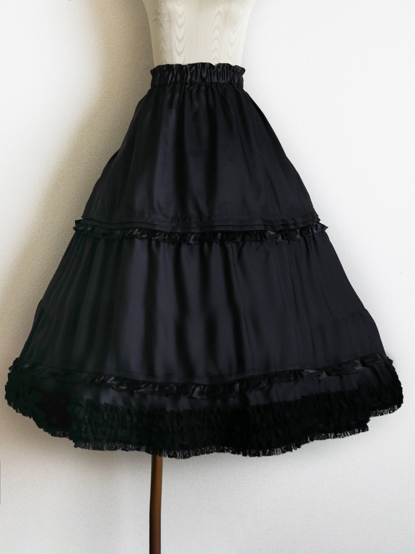 プルミエールサテンペチコート