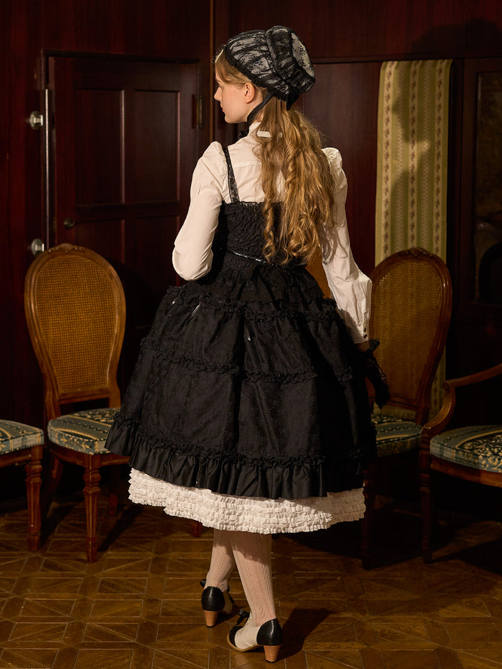 専用ヴィンテージ 薔薇の蕾のエンブレース90センチロングレース クイーンフローラルレースビスチェ - Victorian maiden - クラシカル
