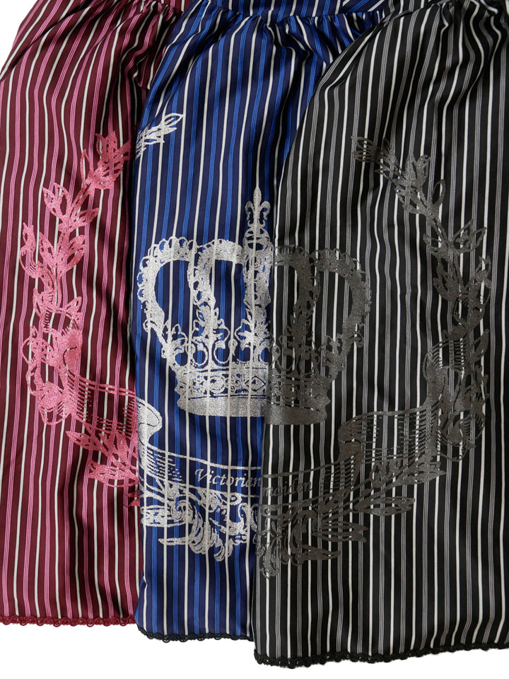 Thick英国レジメンタル王冠プリントスリーブレスドレス【受注期間：10