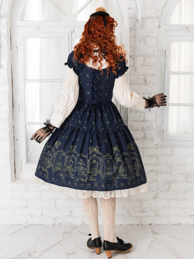 ロイヤルベアティアードクロップドドレス【受注期間：12月11日12:00～12月16日10:00】