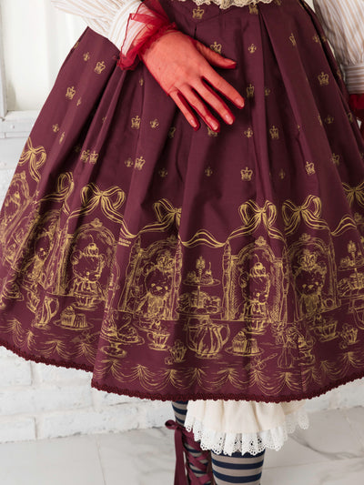 ロイヤルベアミリィクロップドスカート【受注期間：12月11日12:00～12月16日10:00】