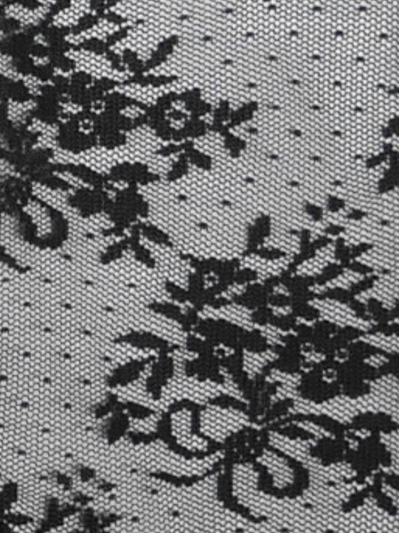 レーシーブーケティアードドレス（ブラック）