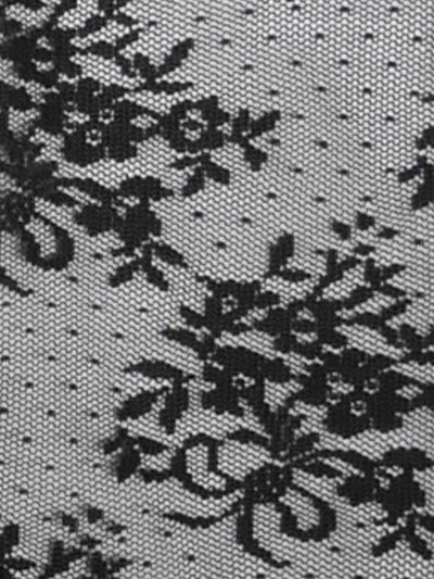 レーシーブーケティアードドレス（ブラック）