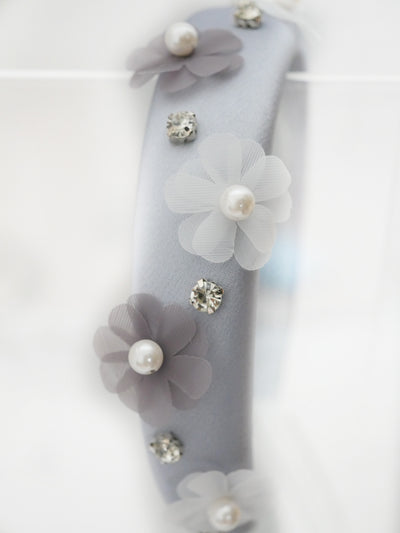 シアーフラワーカチューシャ