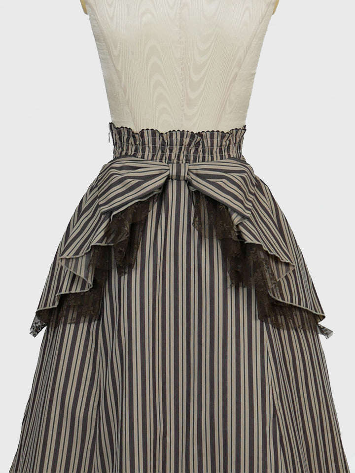 レジメンラッフルリボンスカート - lolita fashion japan【Victorian
