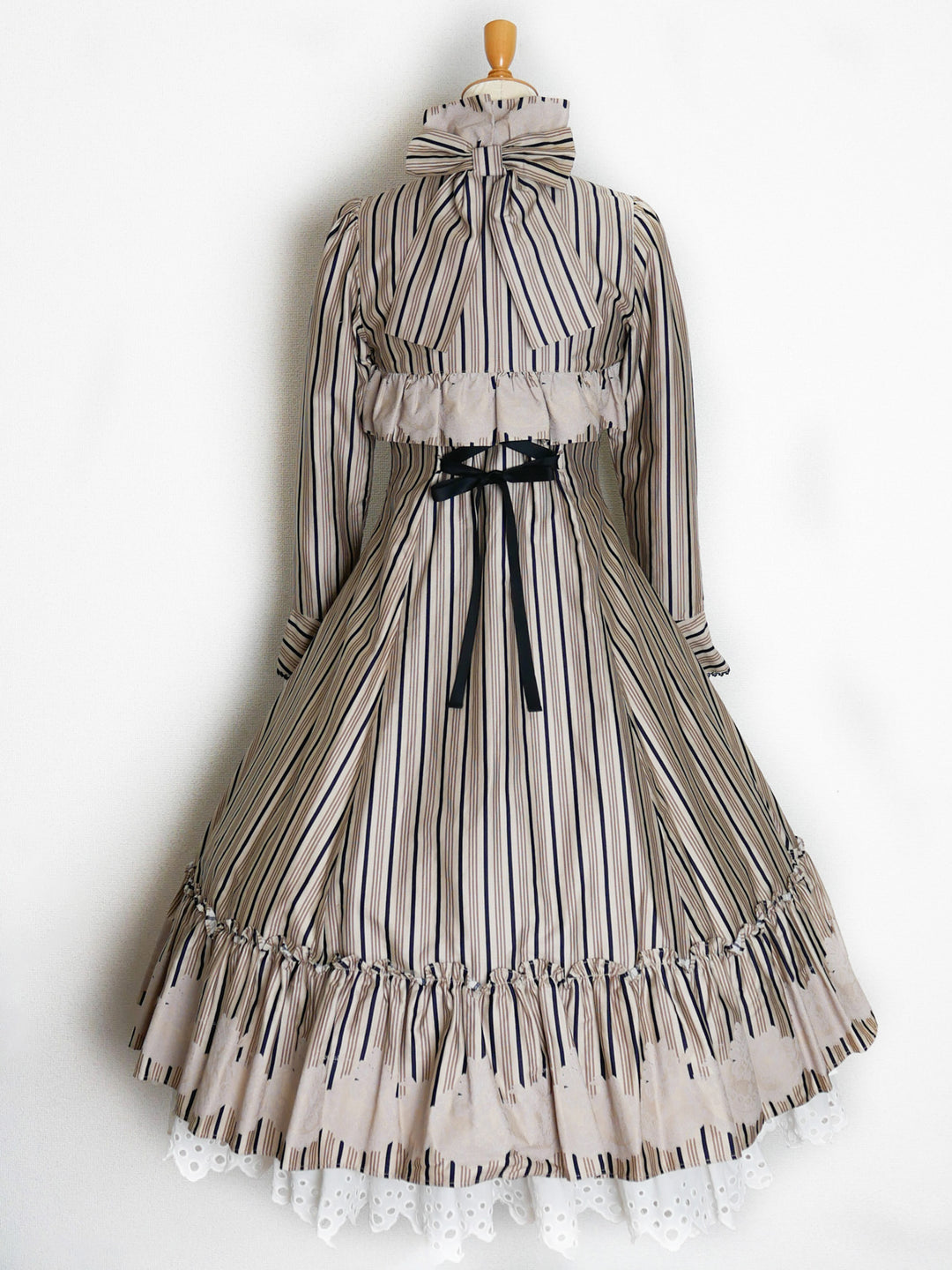 vintageレースレジメンハーフスリーブドールドレス - Victorian maiden