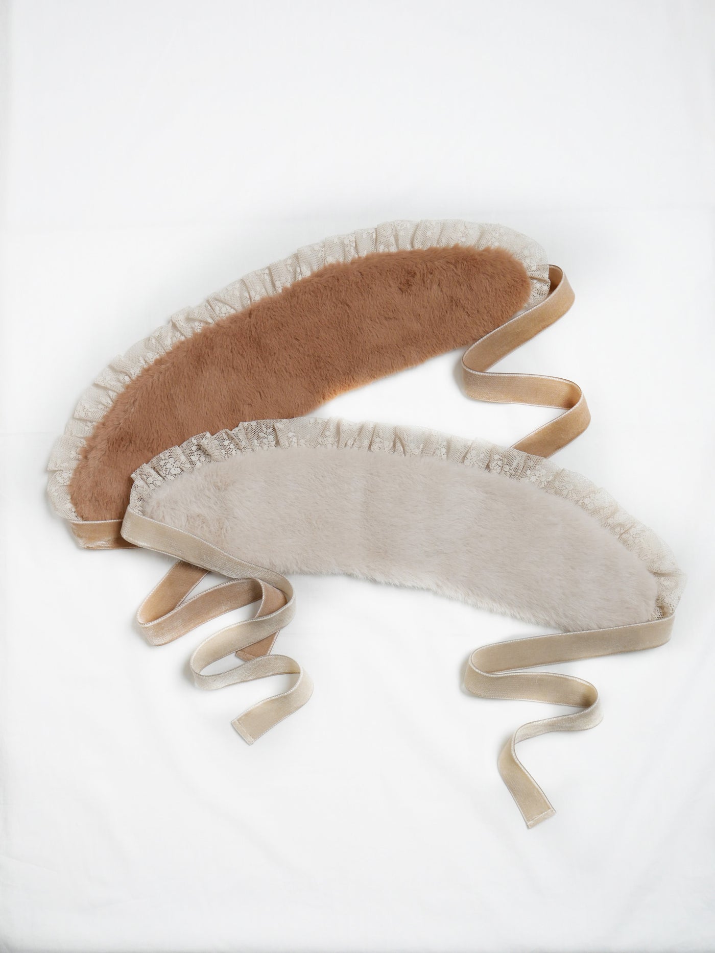 アンティークフェイクファーハーフボンネット