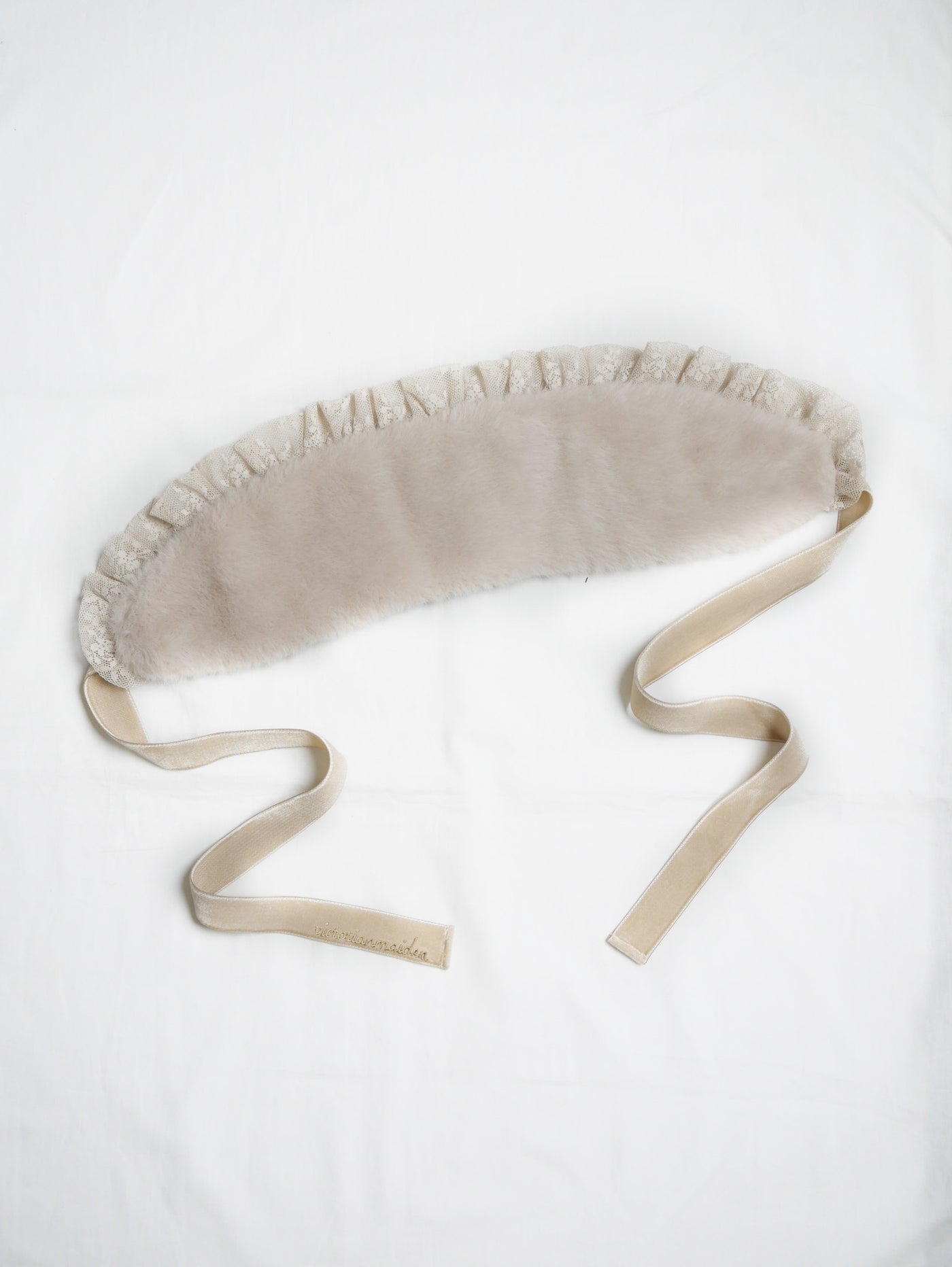 アンティークフェイクファーハーフボンネット