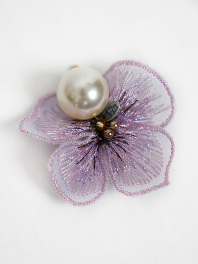 パンジーヘアクリップ