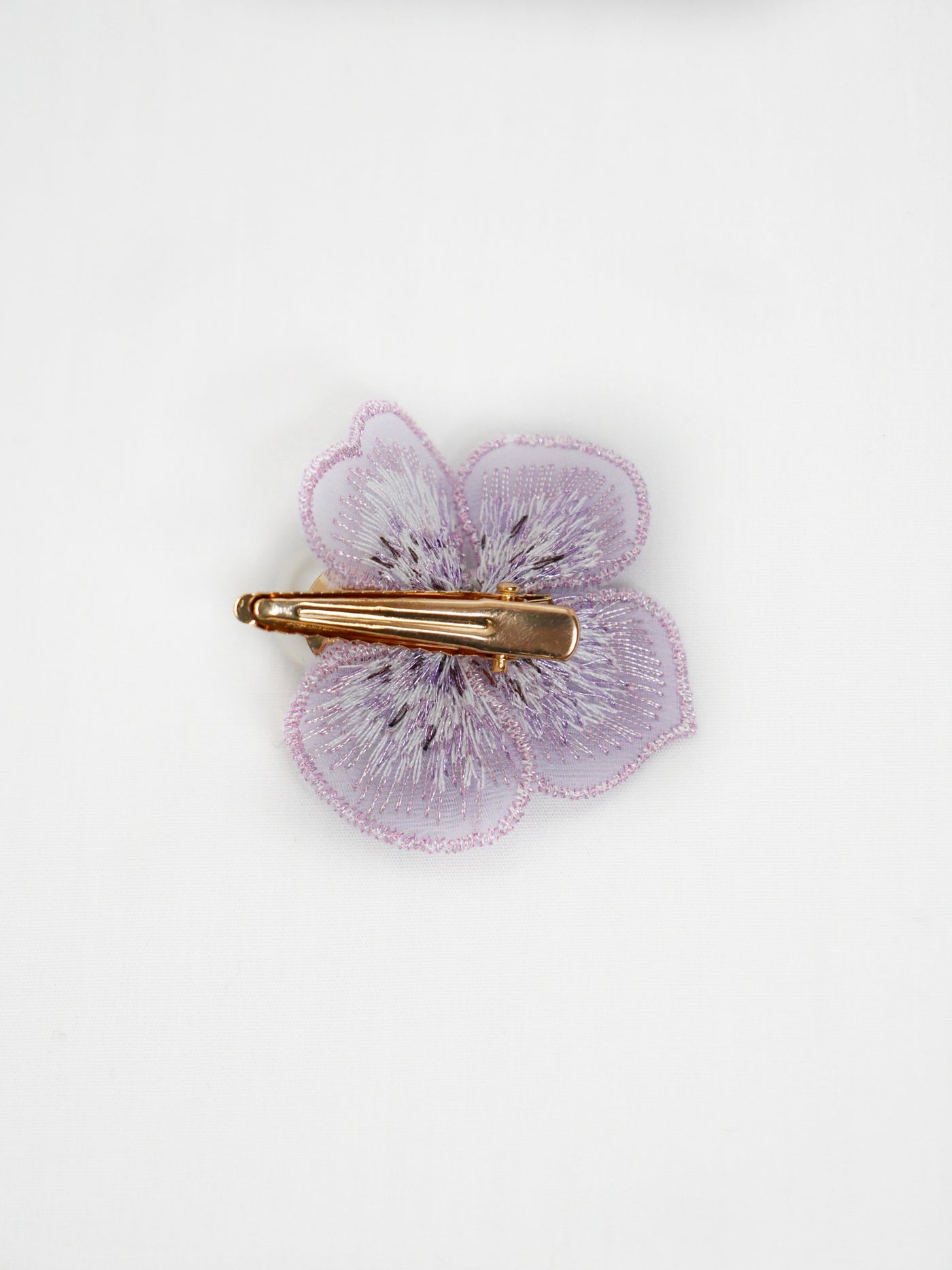 パンジーヘアクリップ