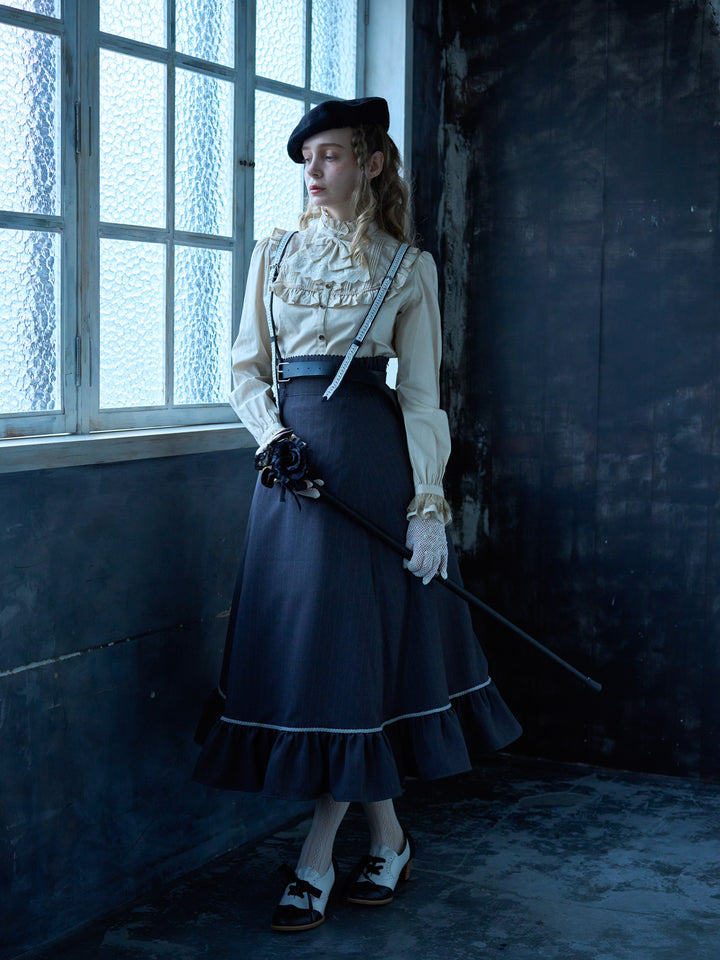 ナイツネヴァーラッフルリボンスカート - Victorian maiden
