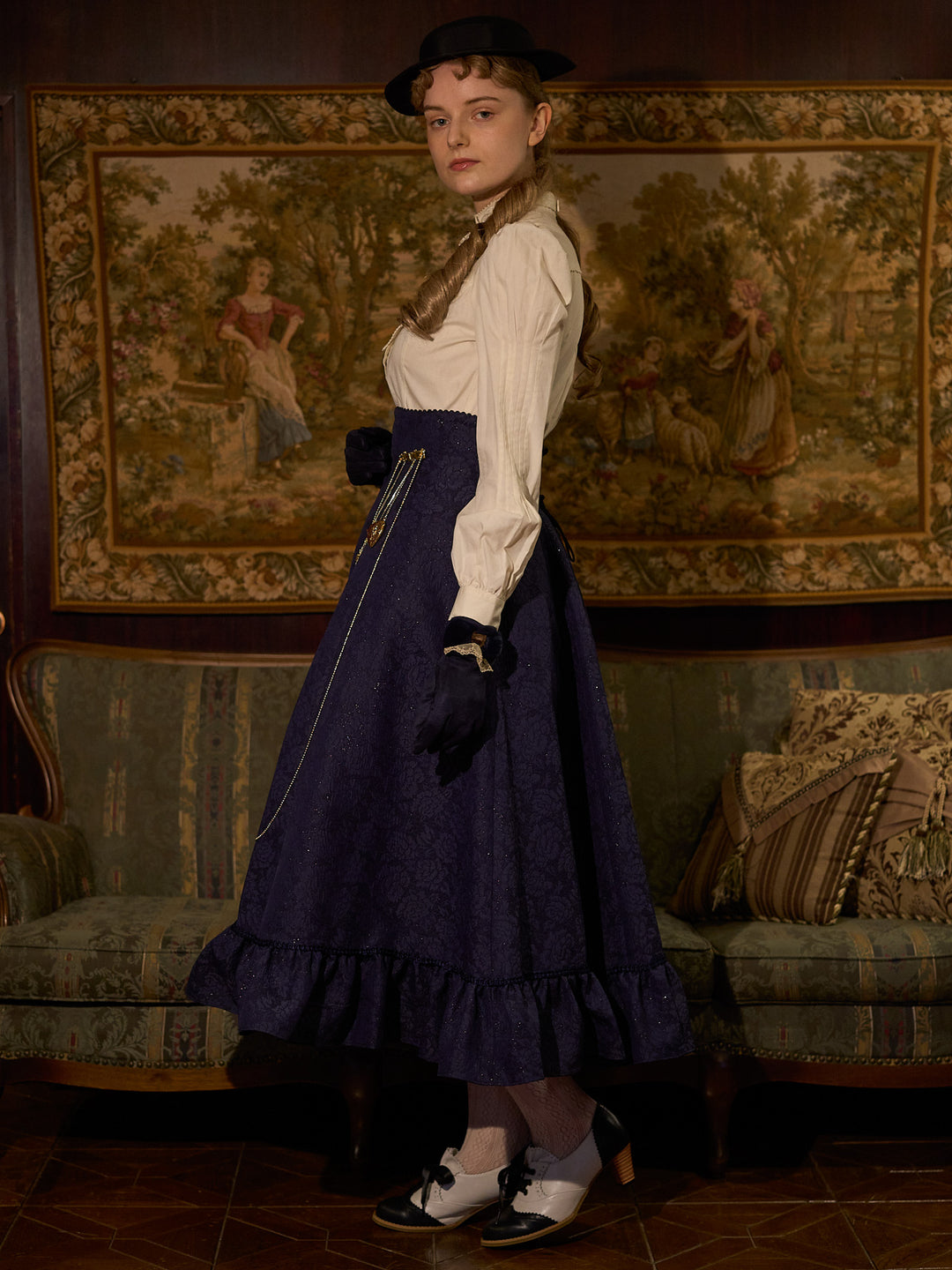マトラッセローズハイウエストスカート - Victorian maiden