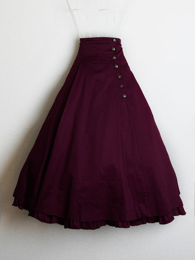 ノーブルサテンオリビアスカート