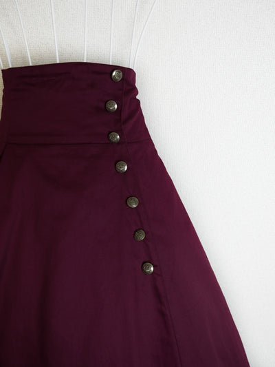 ノーブルサテンオリビアスカート