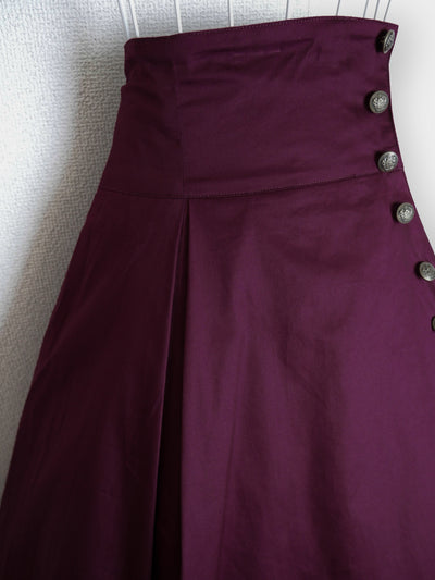 ノーブルサテンオリビアスカート