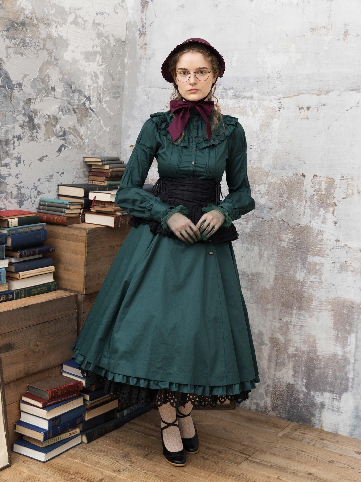 ノーブルサテンオリビアスカート