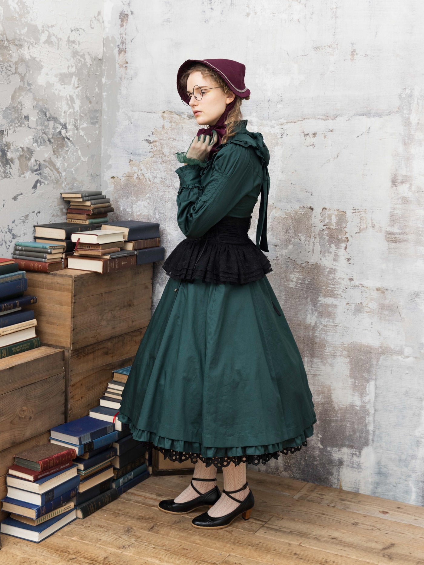 ノーブルサテンオリビアスカート