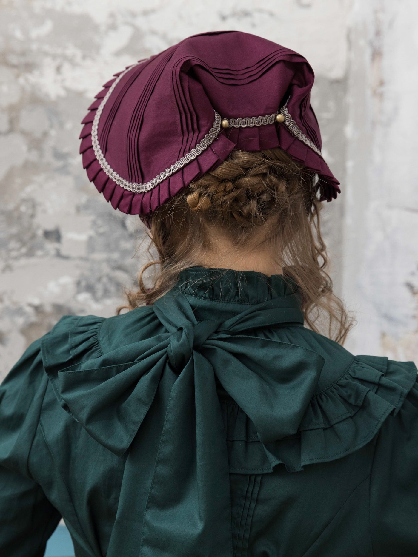 Victorian maiden ノーブルサテンハーフボンネット アメリアレーシーノーブルサテンハーフボンネット - Victorian