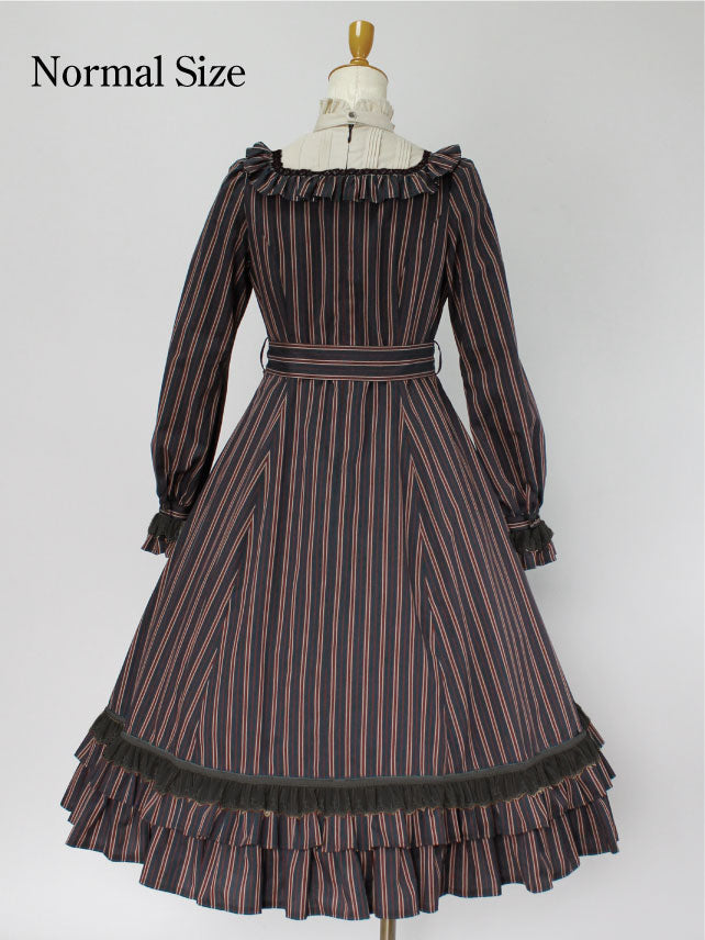 クラシカルドール半袖ロングドレス（プラスサイズ・ラベンダー） ご予約内金20,000円】レジメンクラシカルドールロングドレス（ノーマル