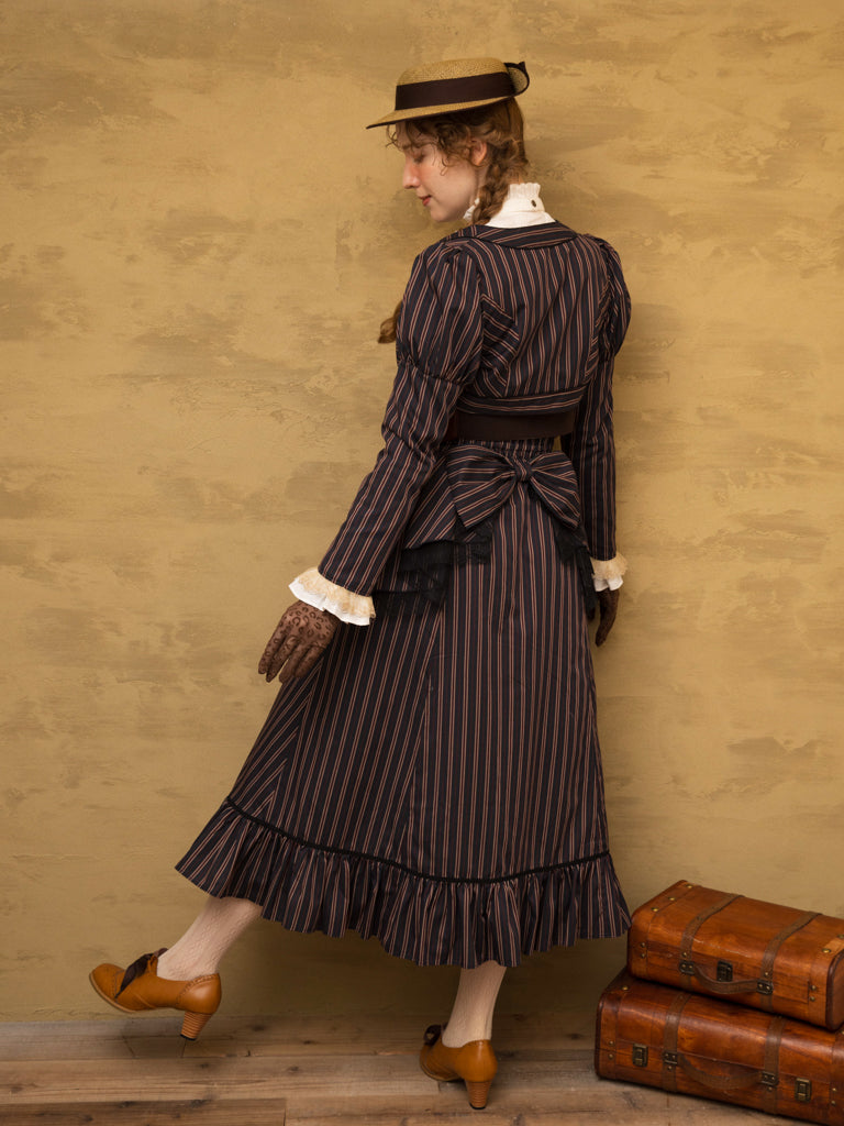 レジメンラッフルリボンスカート - lolita fashion japan【Victorian