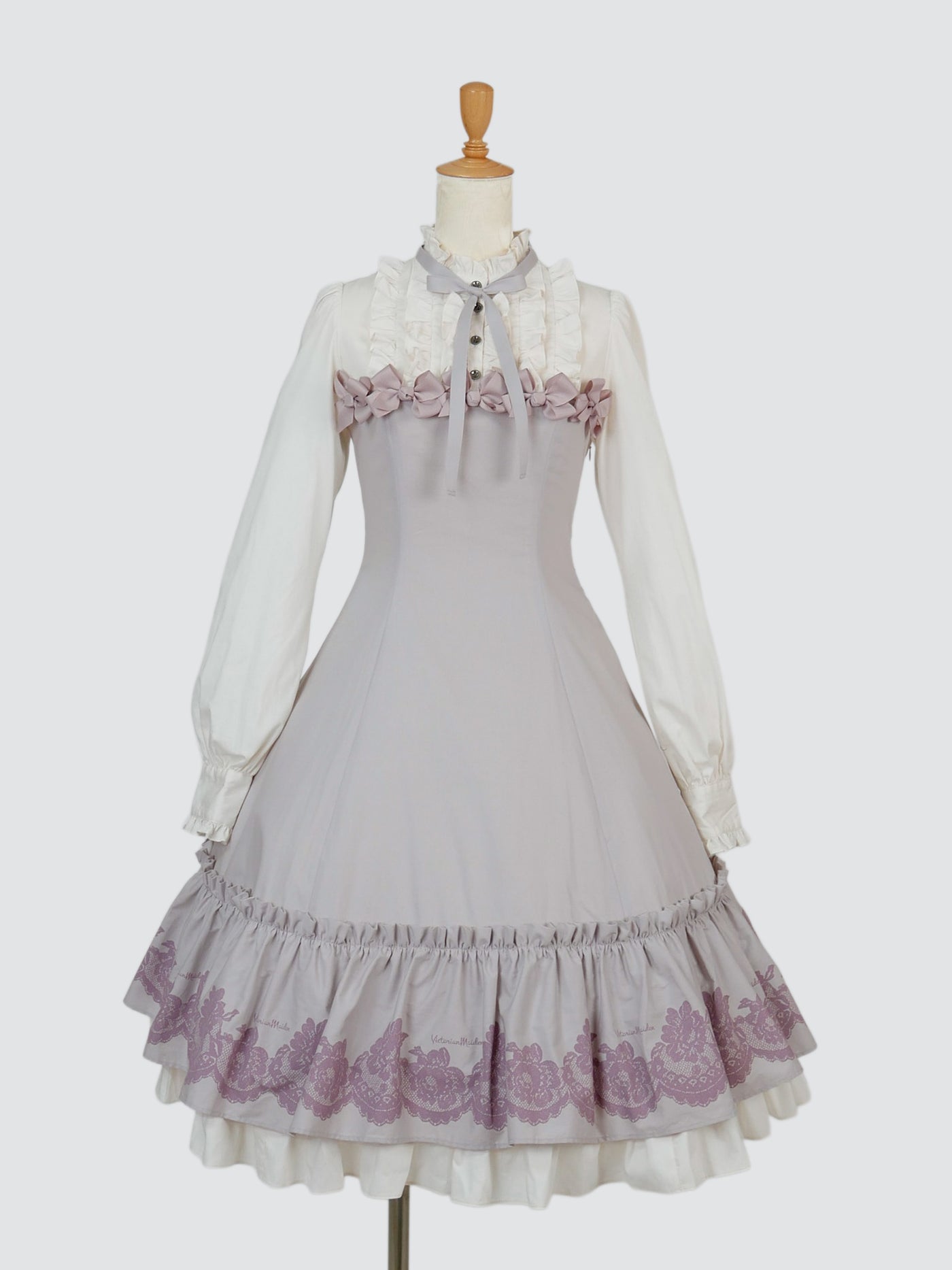 ご予約内金20,000円】vintageレースプリントサテンメニーリボンドール