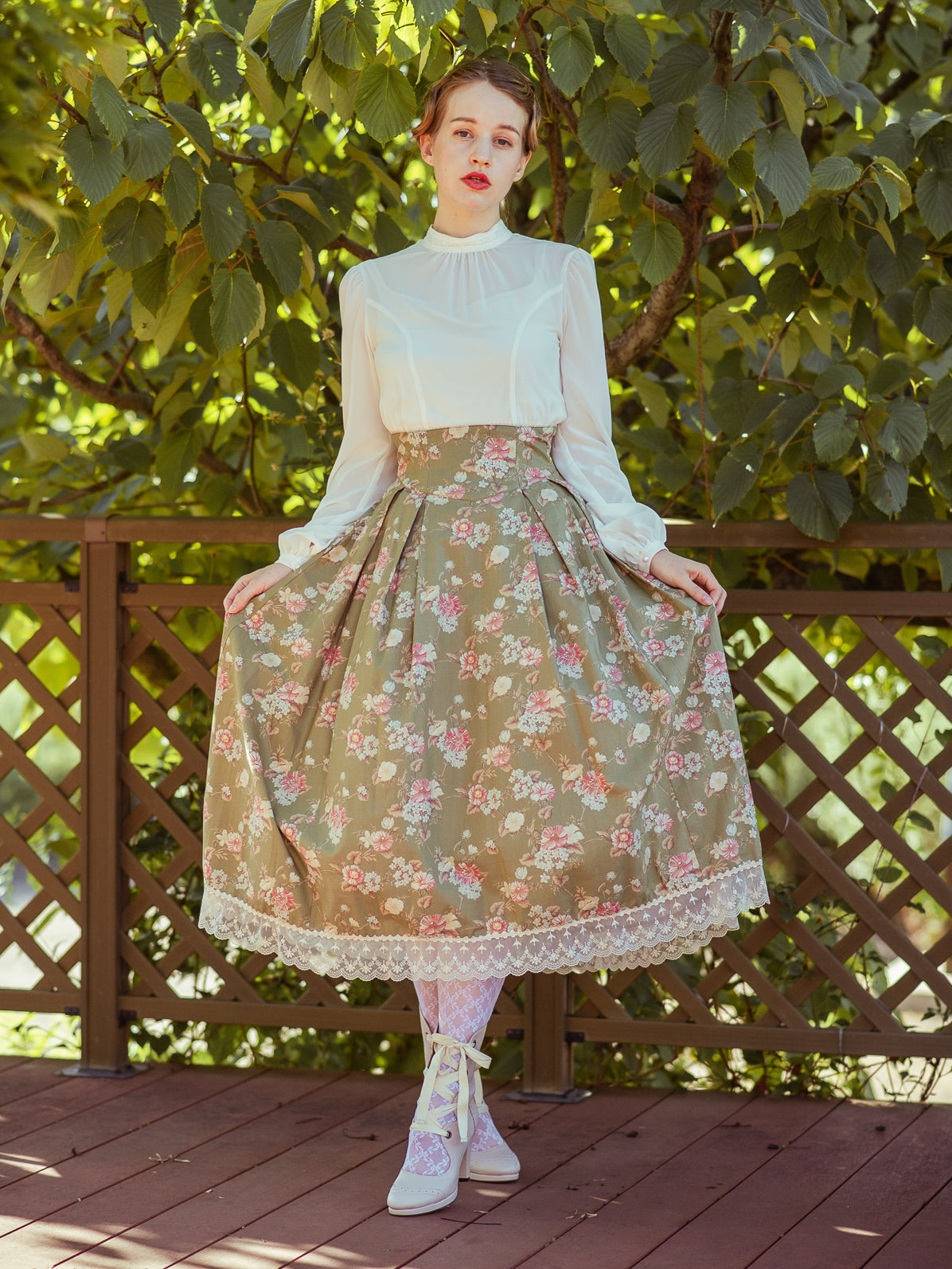 Country High Waist Skirt